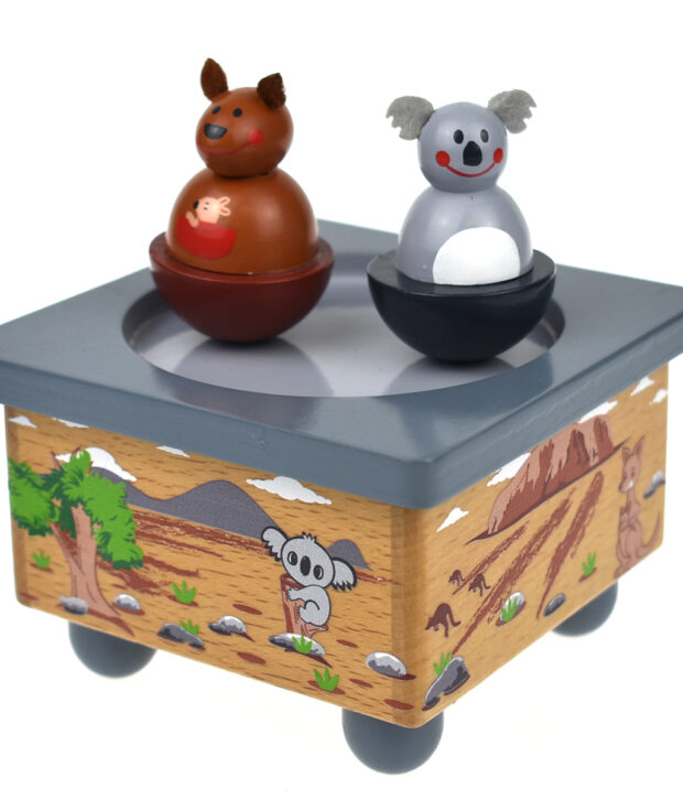 Eleganter Koala & Kangaroo Music Box