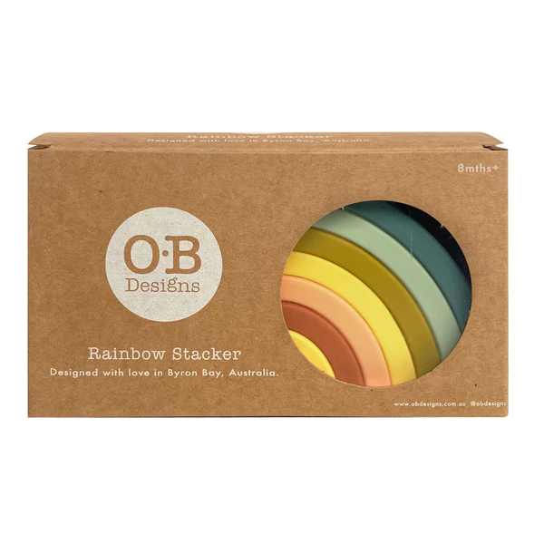ob designs silicone rainbow stacker 3