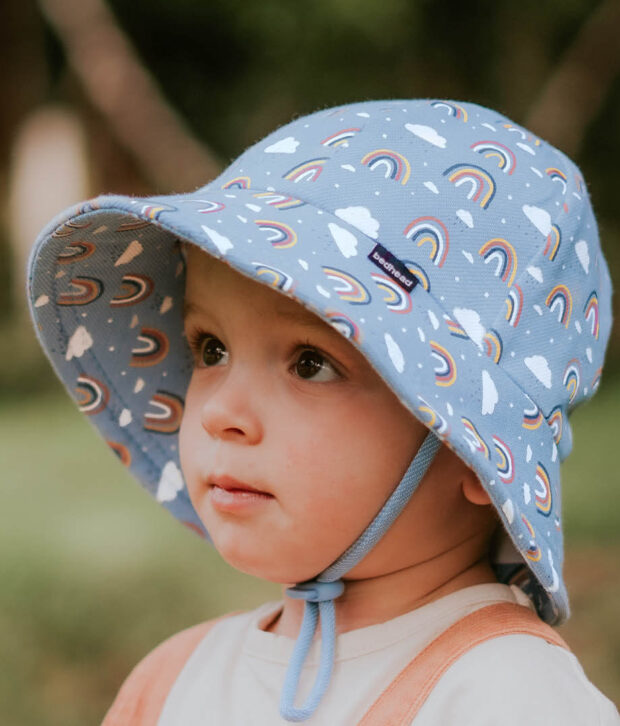 bedhead Toddler Bucket Sun Hat Rainbow 1