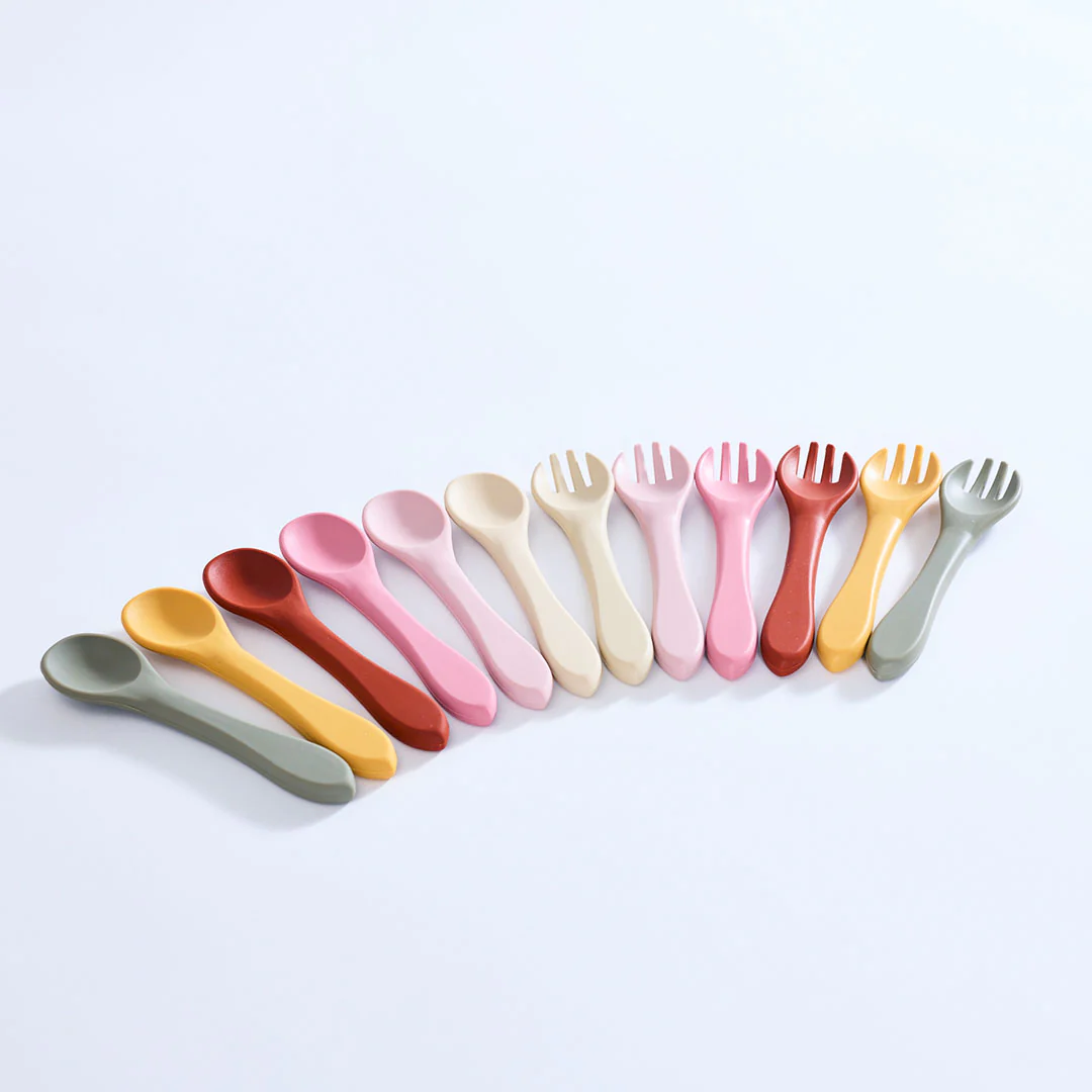 milk addict spoon and fork