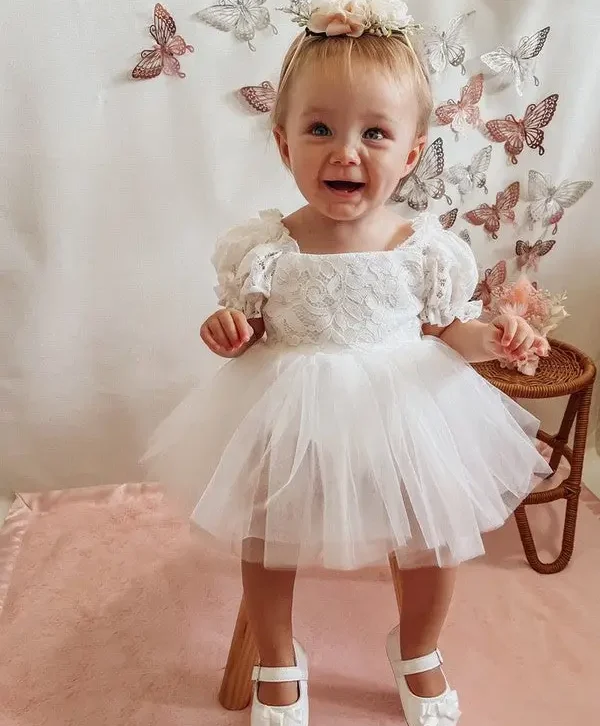 a little lacey CALLISTA-White-Lace-Flower-Girl-Dress-baby