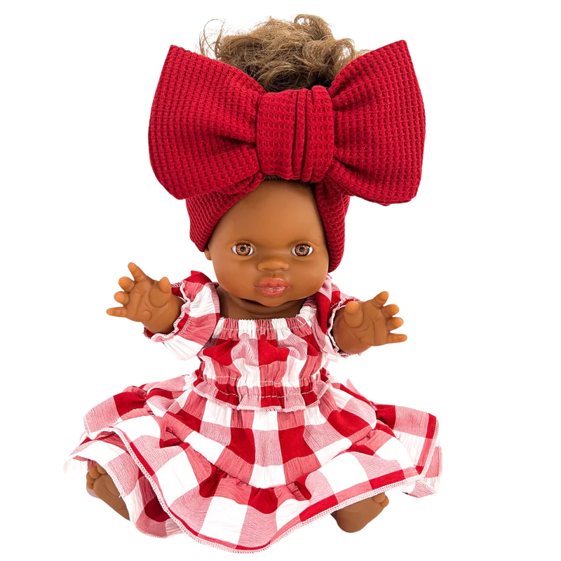 little loco red doll dress
