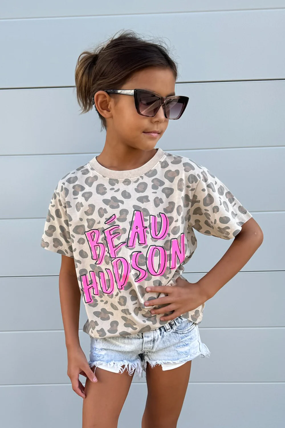 Beau Hudson Kids Neon on Leopard 12